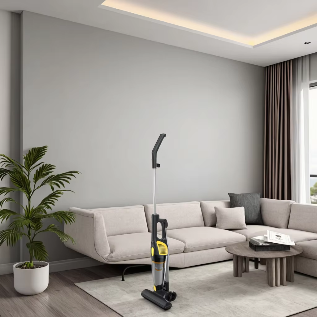 H096b0653c0294bea81b685140c9f1cc1w Portable Affordable Cordless Stick Vacuum Cleaner Handheld Electric Function Home Car Hotel EU US Plug Battery Power Source - Image 1