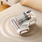 Mite Remover Double Cup Dust Bucket Ultrasonic UV Ultraviolet Removal Machine Household Handheld Vacuum Cleaner Brush 120W