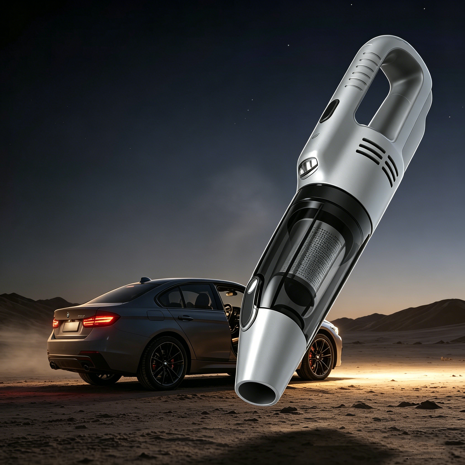H69f5c63a5bf448b7b0bba5192eedb51cw Portable Handheld Mini Cordless Car Vacuum Cleaner with 5500Pa Suction 5 Nozzles 2x1800mAh Battery for Home & Auto Use - Image 1