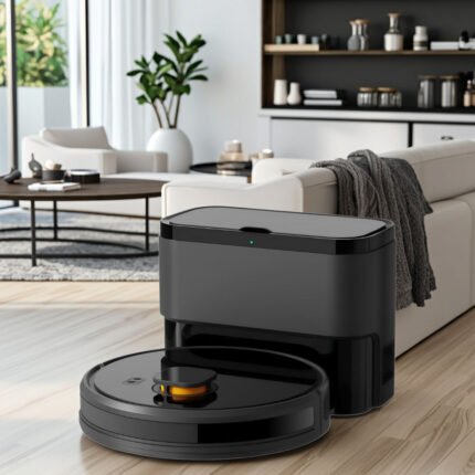 Intelligent Automatic Household Robot Vacuum Cleaner with Water Tank Dry Sweeping and Mopping Functions